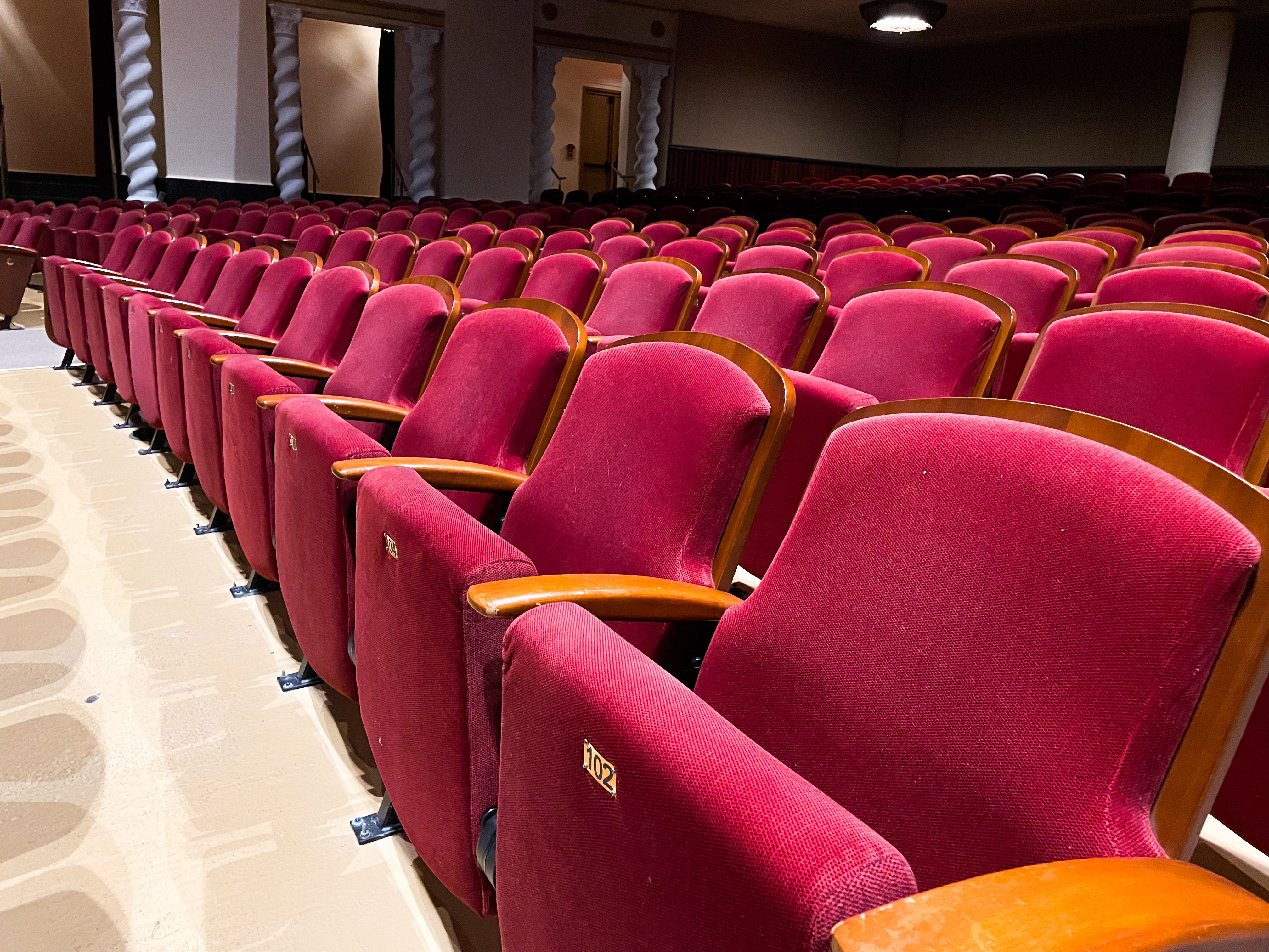 Asientos del Teatro de la Universidad de Puerto Rico